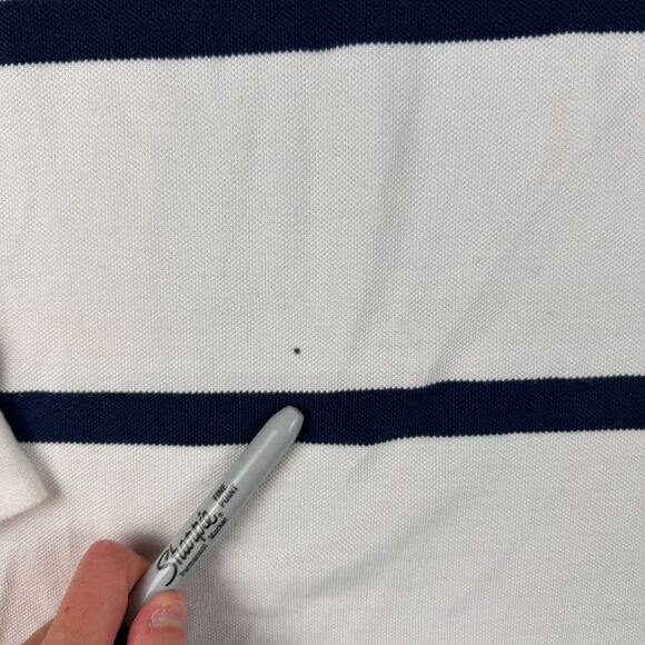 U.S Polo Assn. Men's M Rugby Polo Striped Long Sleeve Crest Embroidered *Read - Picture 13 of 16